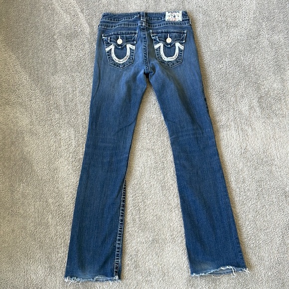 VGC True Religion Hi Rise Boot Jeans - Size 28 - Picture 2 of 7